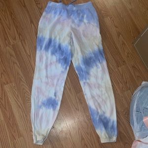 Happy Rose Tiedye sweat pants sz M